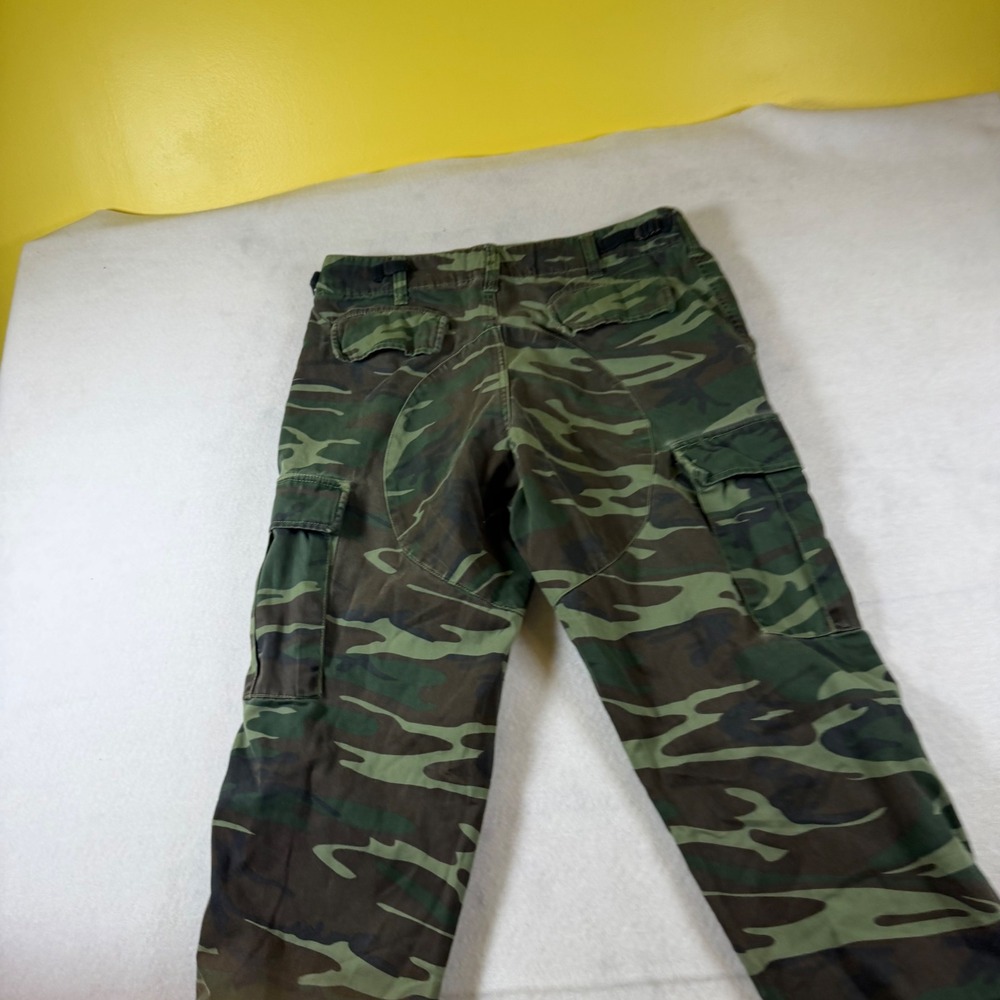 RedHead Mens Tiger Stripe Camo Cargo Pants Green Brown Medium 6407